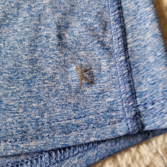 Danskin Now Blue Workout Semi-Fitted Short Sleeve - Picture 4 of 9